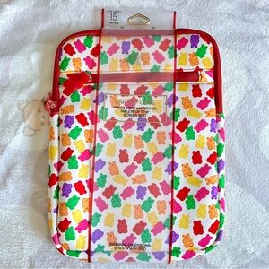 NEW Kawaii Rainbow Gummy Bears Laptop Case Travel
